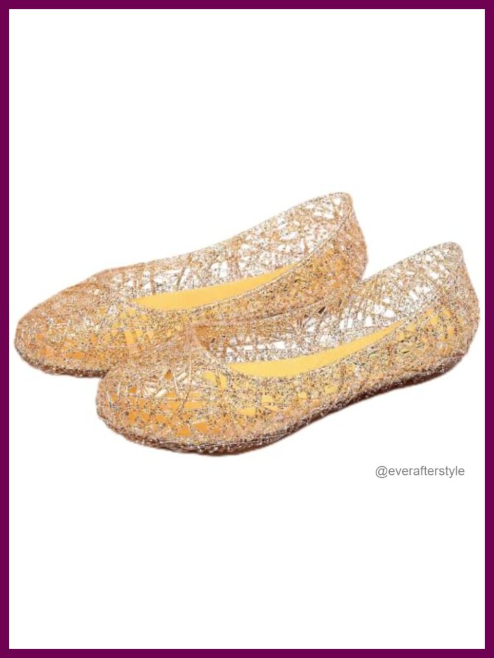 Jelly Mesh Flats Slip On Ballet Flats Clear Hollow Casual Beach Jellies